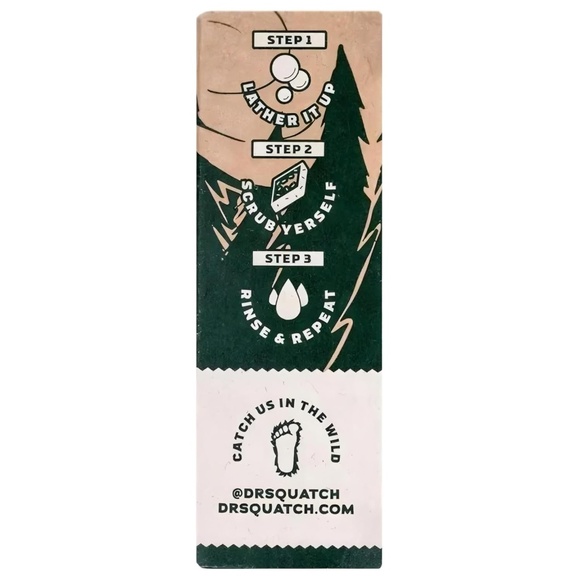 Bar Soap Dr Squatch - Snowy Pine Tar Limited Edition 5 oz Med Grit Balsam Fir - Picture 2 of 4